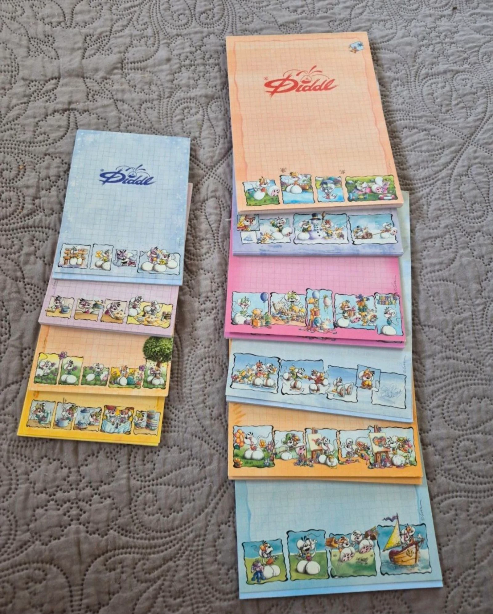 Lot de 10 blocs-notes Diddl vintage 🌟

